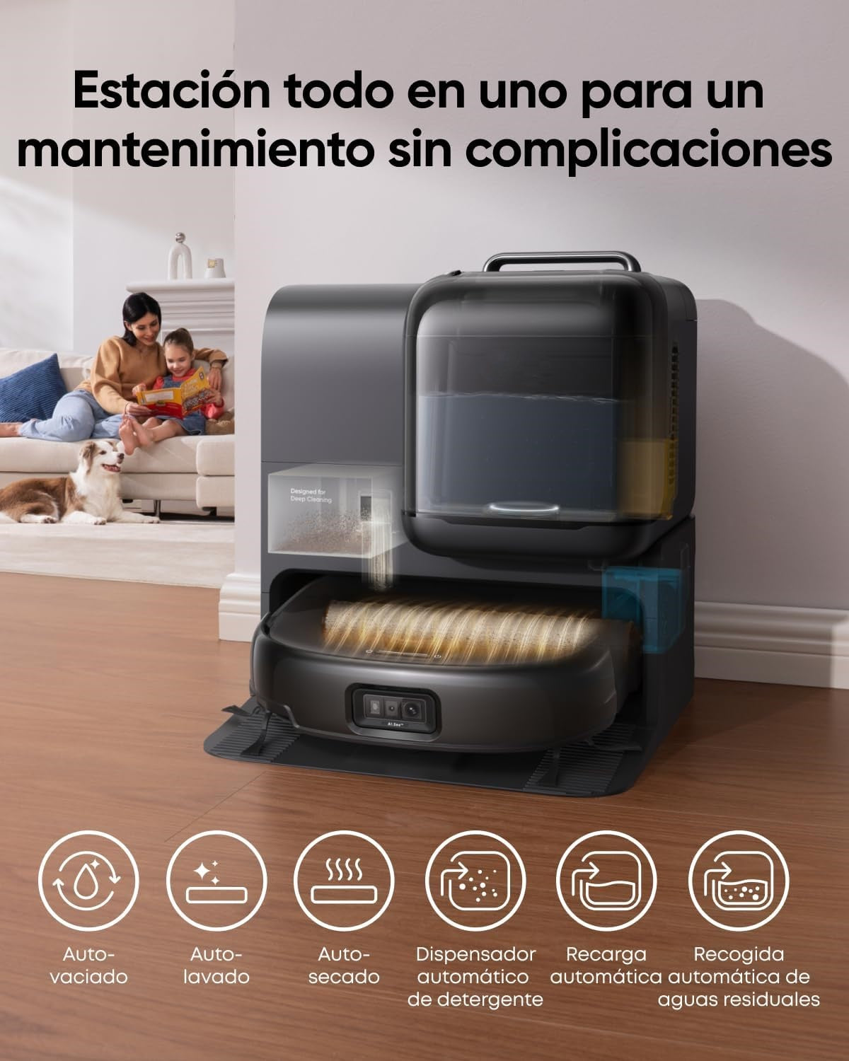 Aspiradora Robotizada Autónoma de Alta Succión