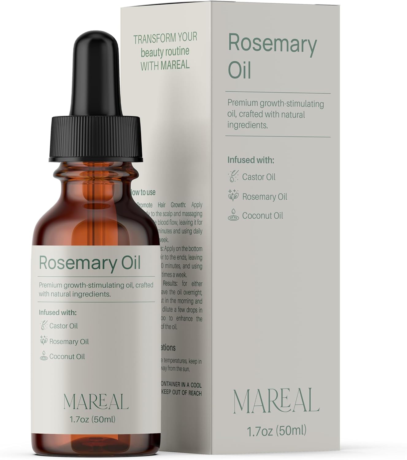 Aceite de Romero Orgánico para El Crecimiento Del Cabello