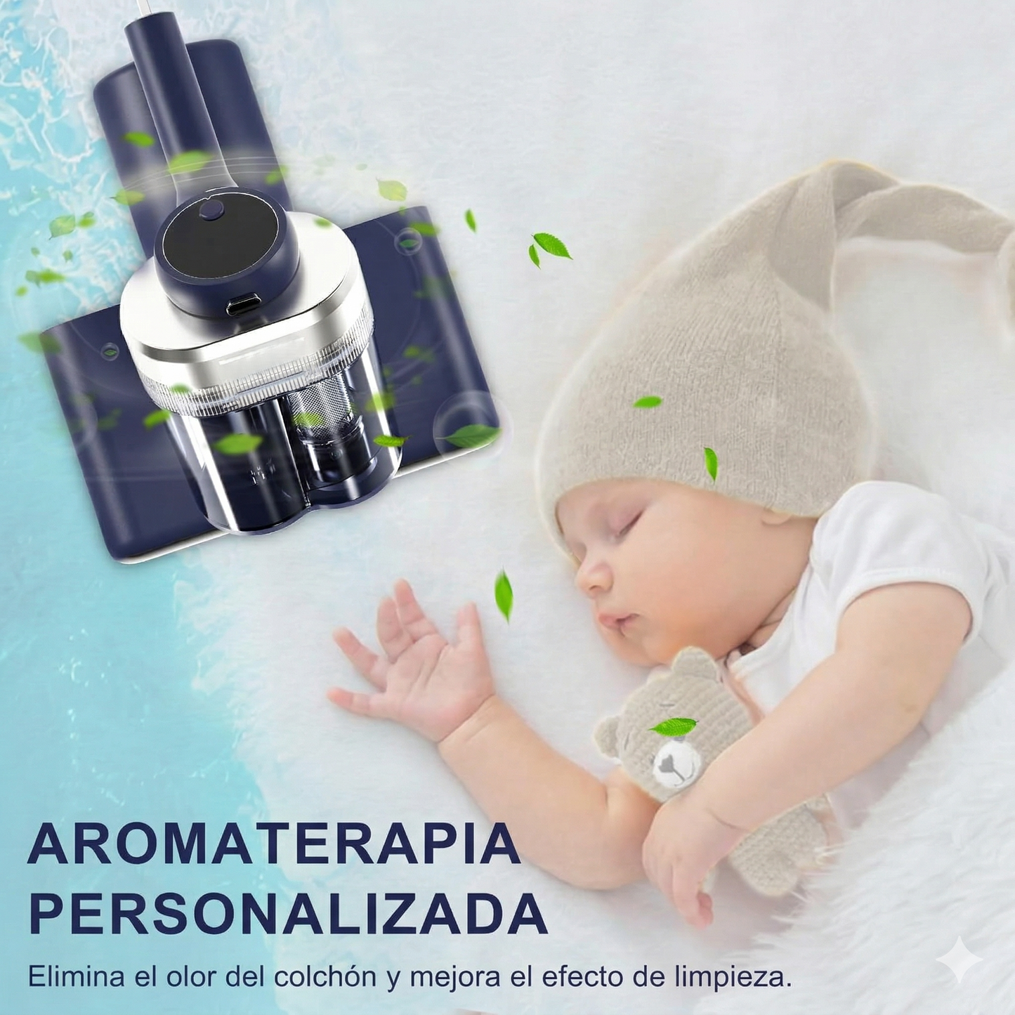 Aspiradora de Colchones y Tapicería con Tecnología UV-C e Ionizadora
