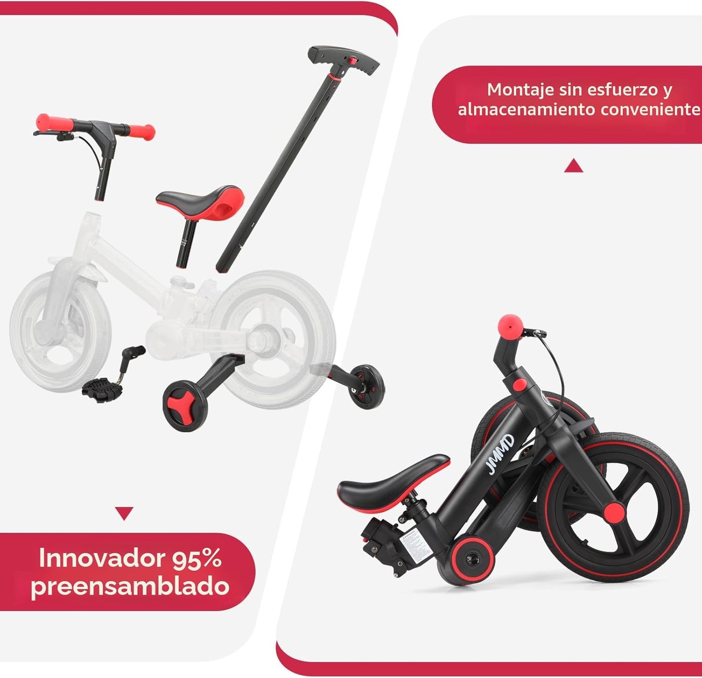 Bicicleta de Aprendizaje Pro-Balance 6 en 1