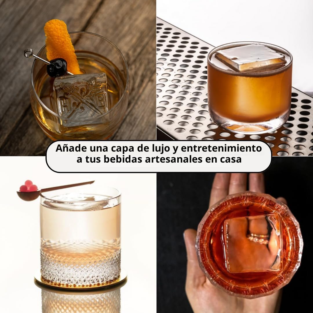 Máquina Artesanal de Cubos de Hielo Cristalinos Premium