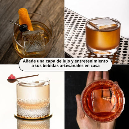 Máquina Artesanal de Cubos de Hielo Cristalinos Premium