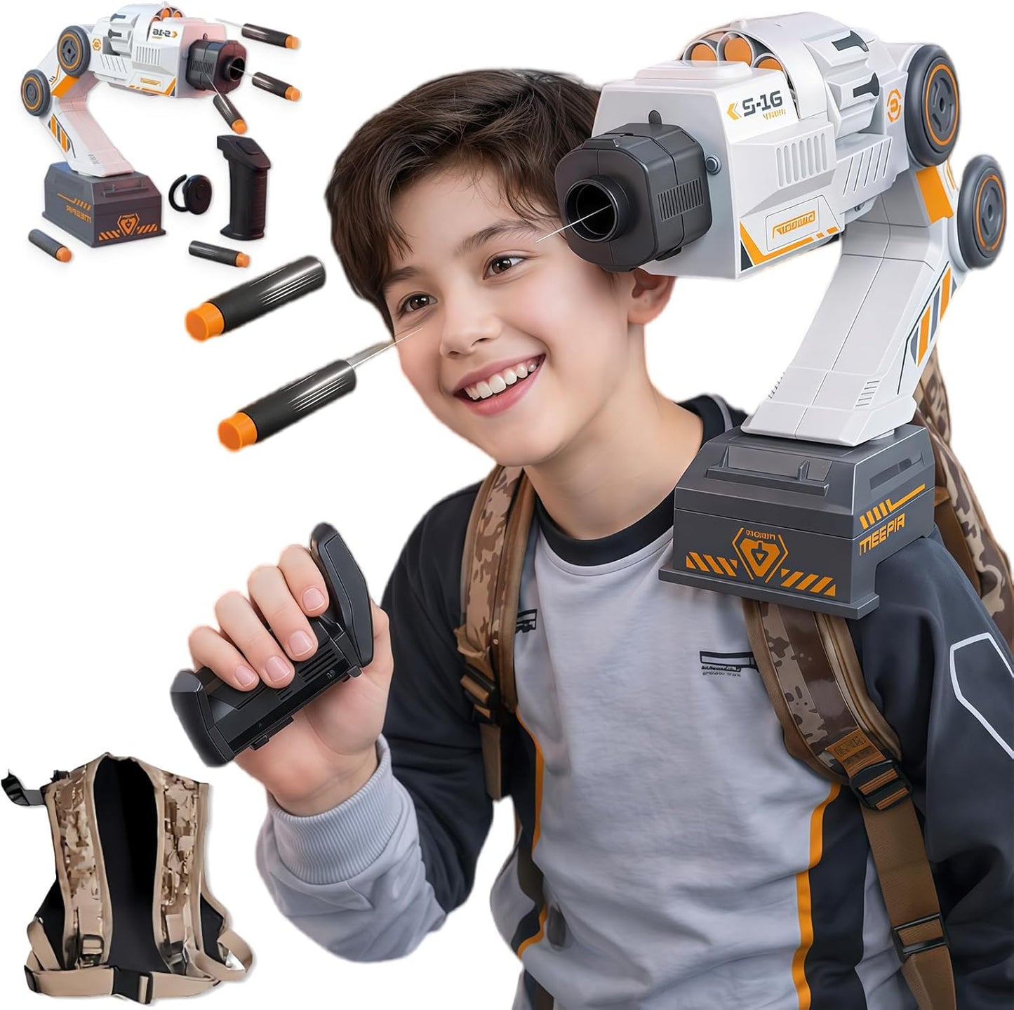 Lanzador táctico de precisión para niños