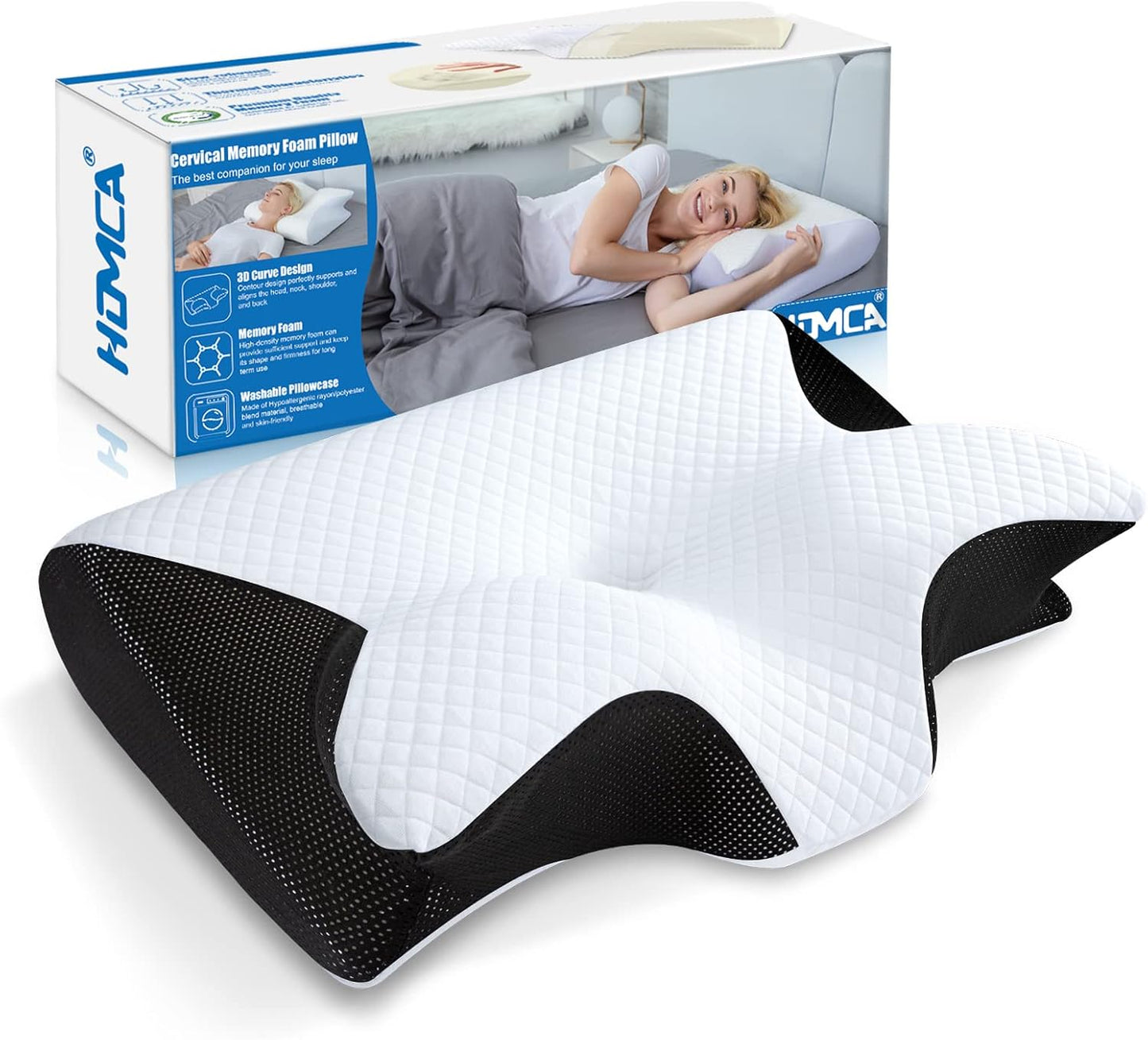 Almohada Cervical de Espuma Ortopédica