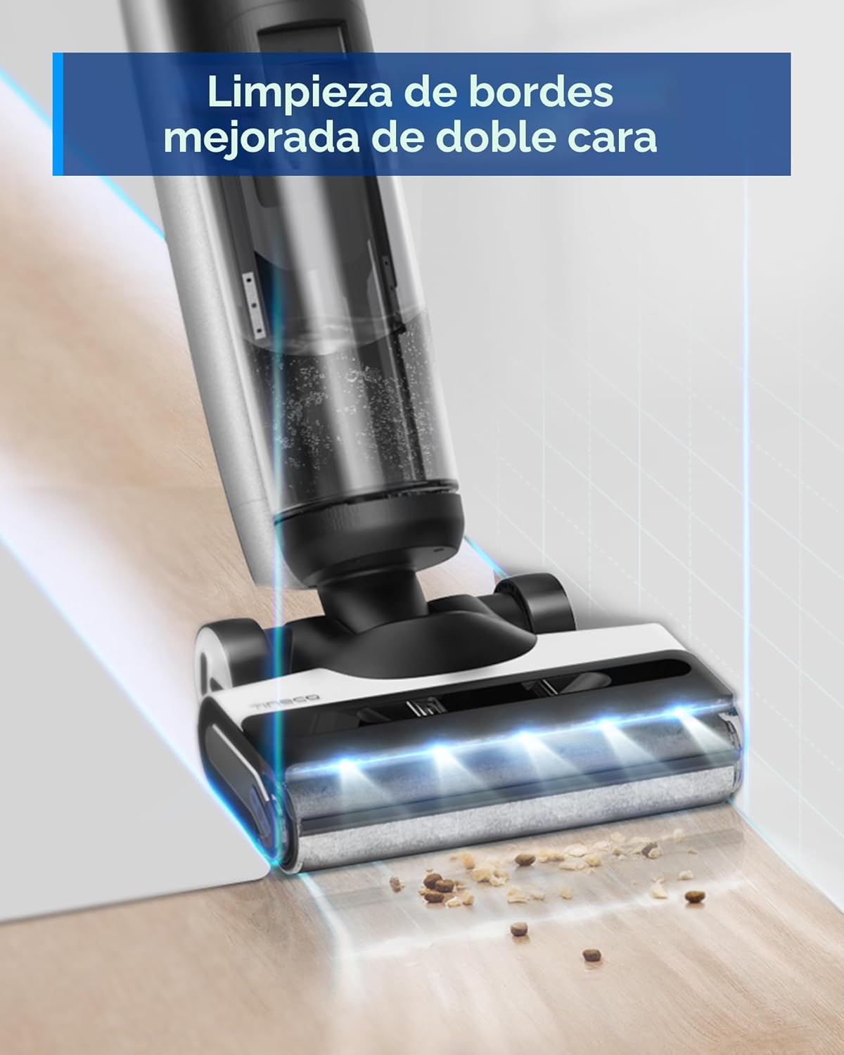 Aspiradora y Trapeadora Inteligente de Secado Rápido