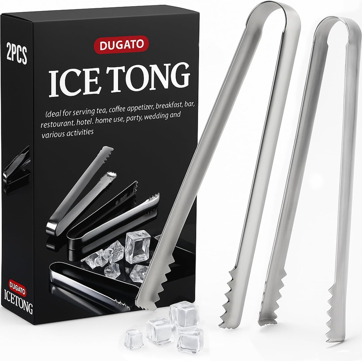 Juego de 2 pinzas para hielo