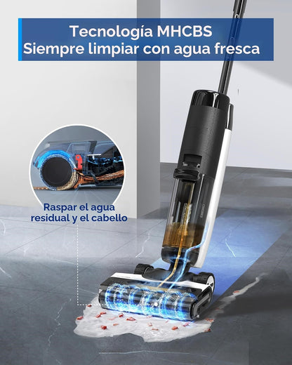 Aspiradora y Trapeadora Inteligente de Secado Rápido