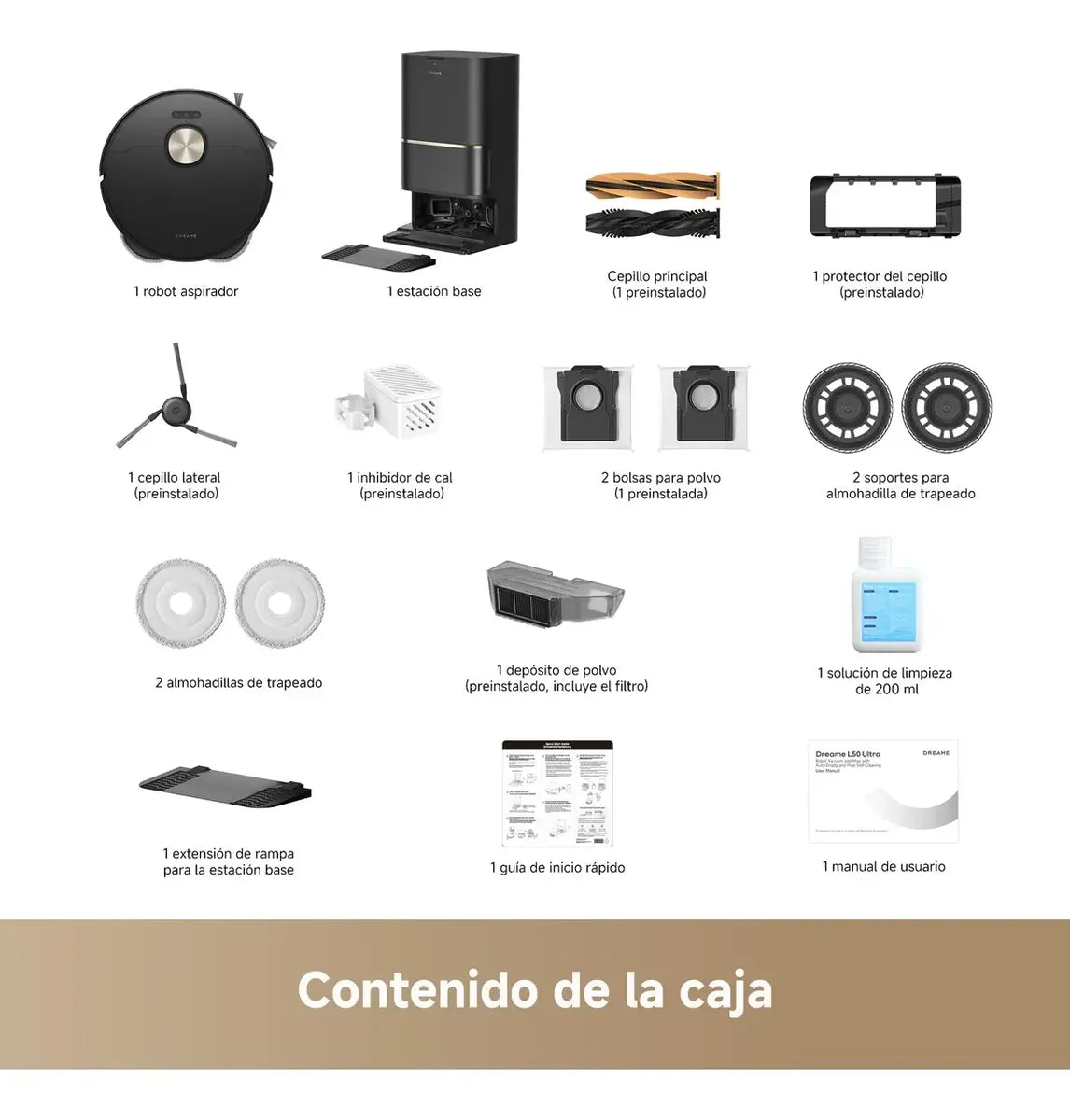 Robot Aspirador y Fregasuelos Ultra-Inteligente (Limpieza 360°)