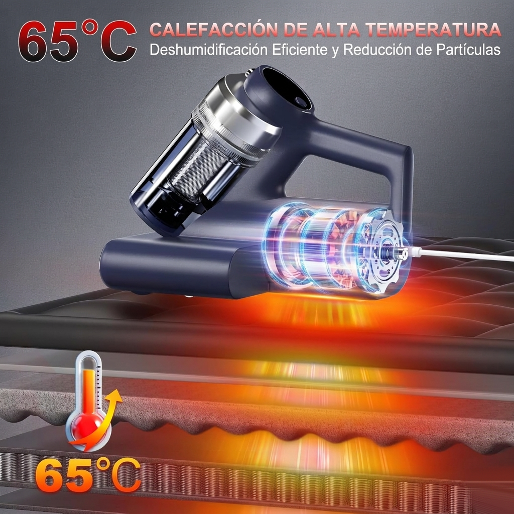 Aspiradora de Colchones y Tapicería con Tecnología UV-C e Ionizadora