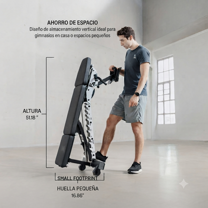 Banco de Pesas Ajustable Alpha Pro 10 en 1