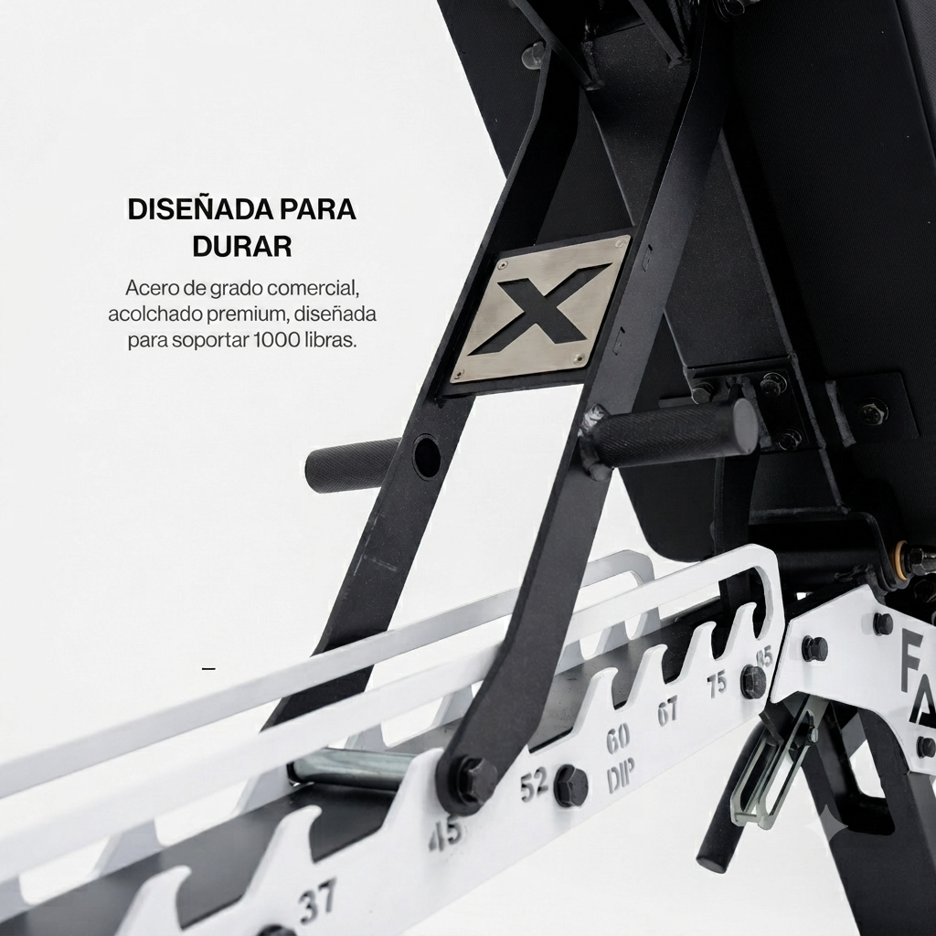 Banco de Pesas Ajustable Alpha Pro 10 en 1