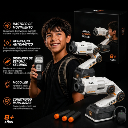 Lanzador táctico de precisión para niños