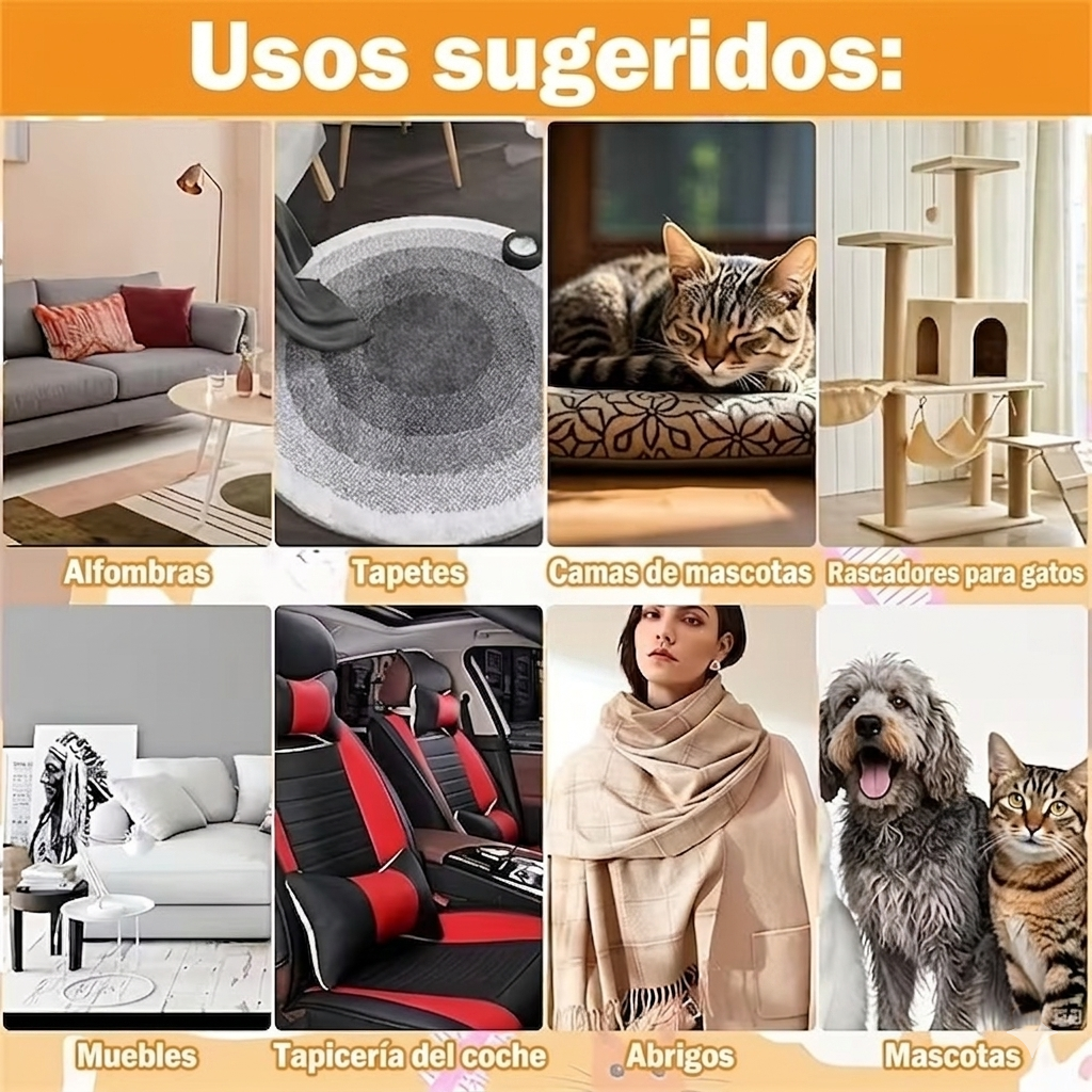 Guante de Limpieza Electrostática para Mascotas