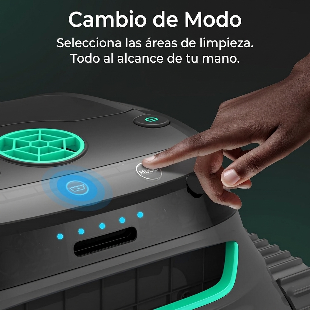 Robot Limpiador de Piscinas Inalámbrico de Alta Gama