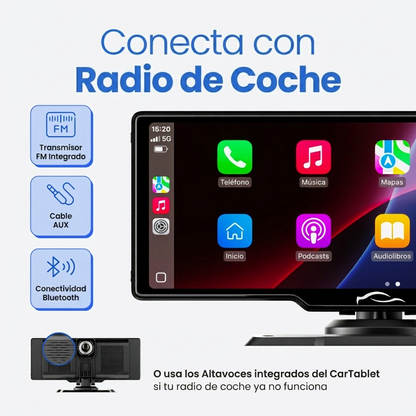 Pantalla Inteligente para Auto (CarPlay & Android Auto)
