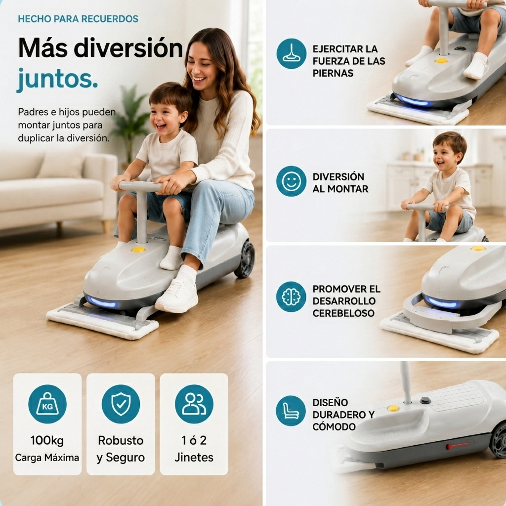 Mini Carro de Limpieza Interactiva – ¡Diversión que Deja Todo Reluciente!