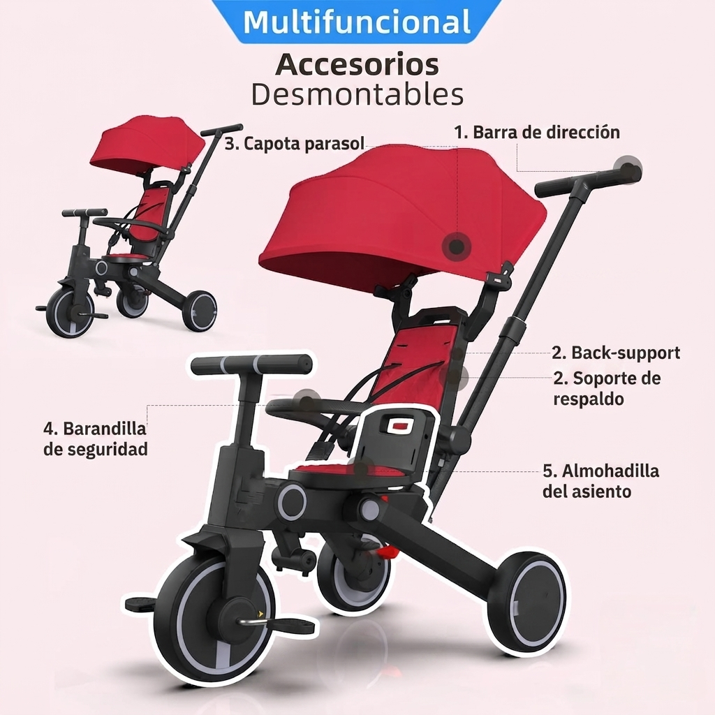 Triciclo Evolutivo Inteligente 7 en 1