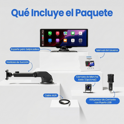 Pantalla Inteligente para Auto (CarPlay & Android Auto)