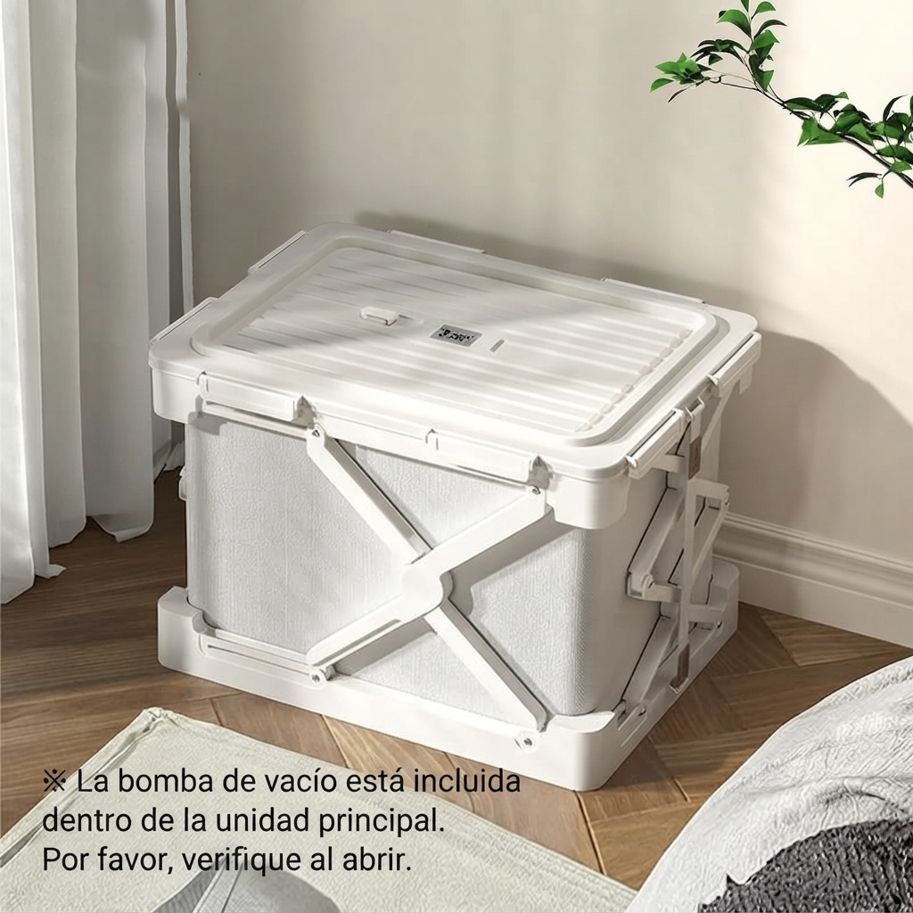 Caja de Almacenamiento Inteligente con Sistema de Compresión