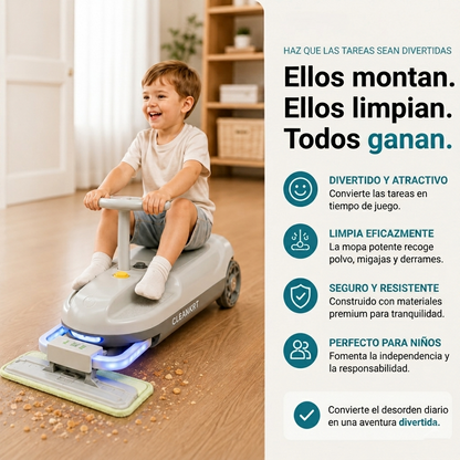 Mini Carro de Limpieza Interactiva – ¡Diversión que Deja Todo Reluciente!