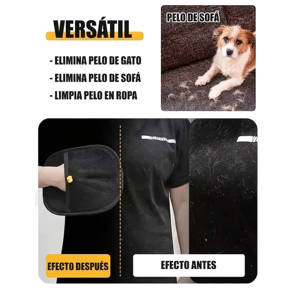 Guante de Limpieza Electrostática para Mascotas