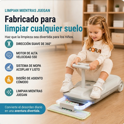 Mini Carro de Limpieza Interactiva – ¡Diversión que Deja Todo Reluciente!