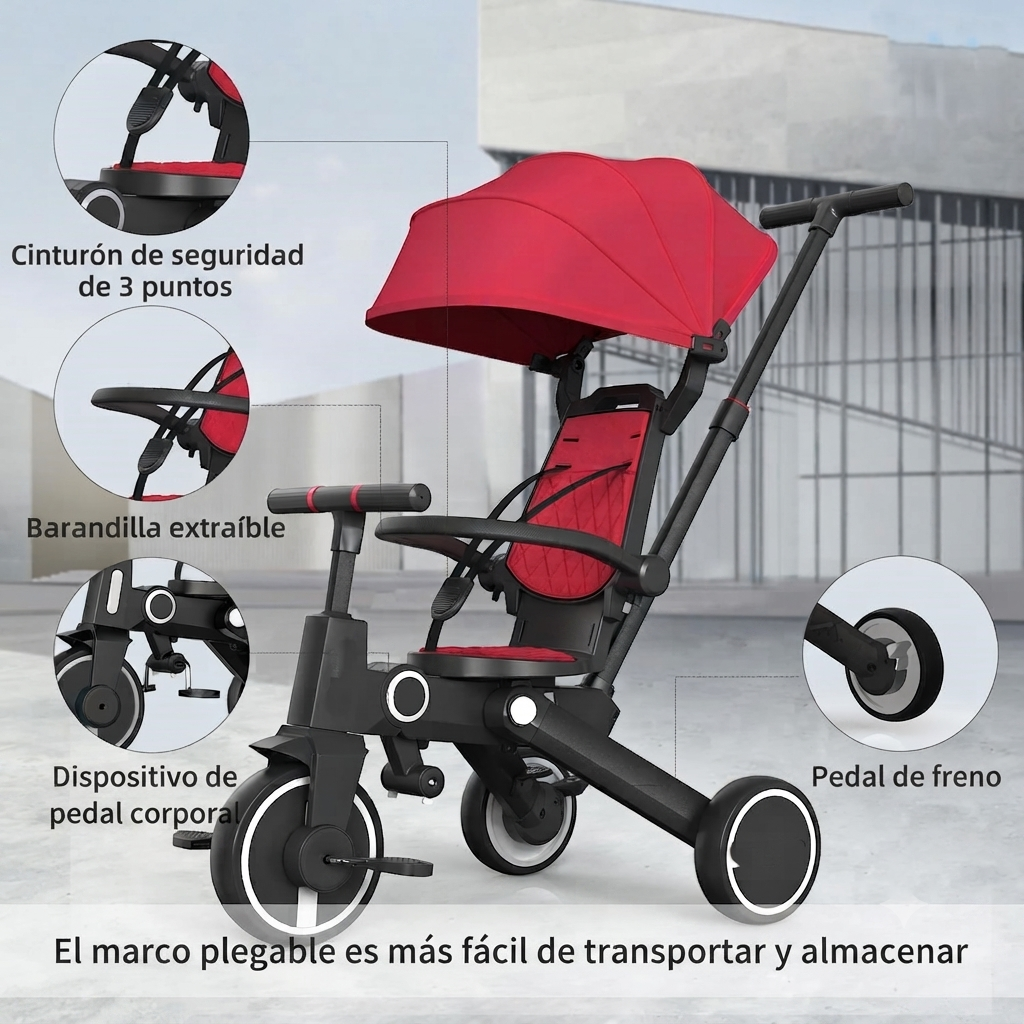 Triciclo Evolutivo Inteligente 7 en 1