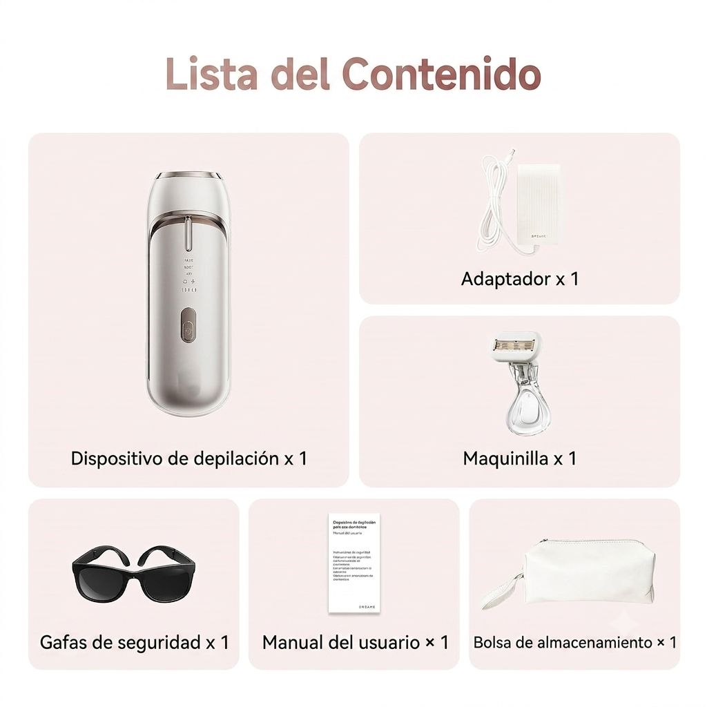 Dispositivo de Depilación Láser