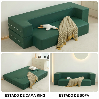 Sofá Cama Convertible de Espuma Viscoelástica