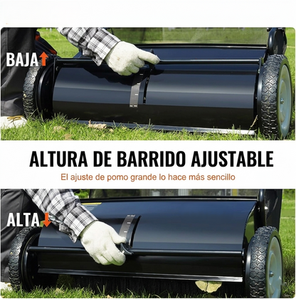 Barredora de Jardín Manual de Alta Capacidad