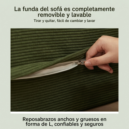 Sofá Cama Convertible de Espuma Viscoelástica