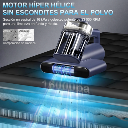 Aspiradora de Colchones y Tapicería con Tecnología UV-C e Ionizadora
