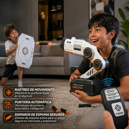 Lanzador táctico de precisión para niños
