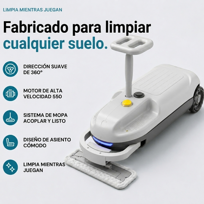 Mini Carro de Limpieza Interactiva – ¡Diversión que Deja Todo Reluciente!