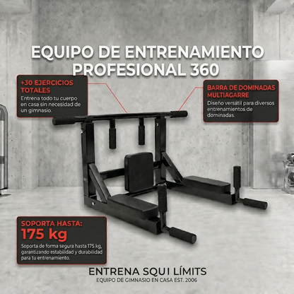 Estación de Entrenamiento Multifuncional de Pared 360