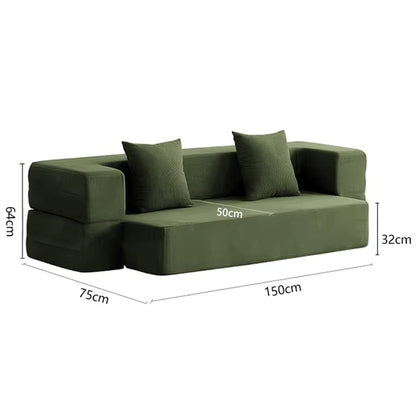 Sofá Cama Convertible de Espuma Viscoelástica
