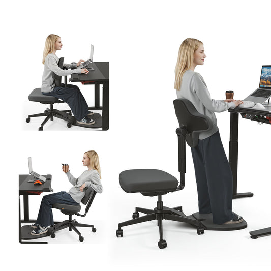 Silla Ergonómica Dinámica con Soporte Lumbar Adaptable