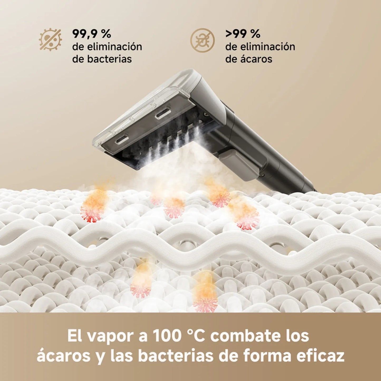 Limpiador Portátil de Manchas para Telas y Alfombras